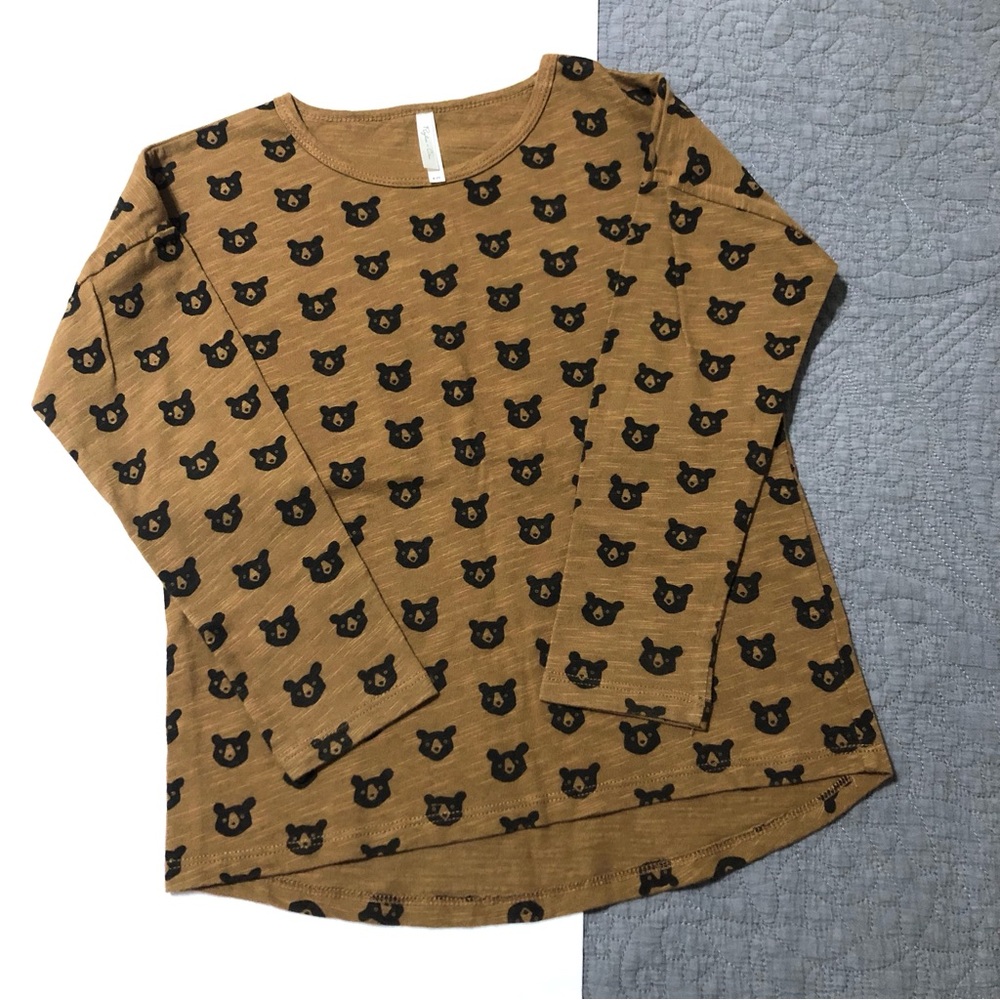 RYLEE + CRU Bear Print Tee • 6/7 Unisex
